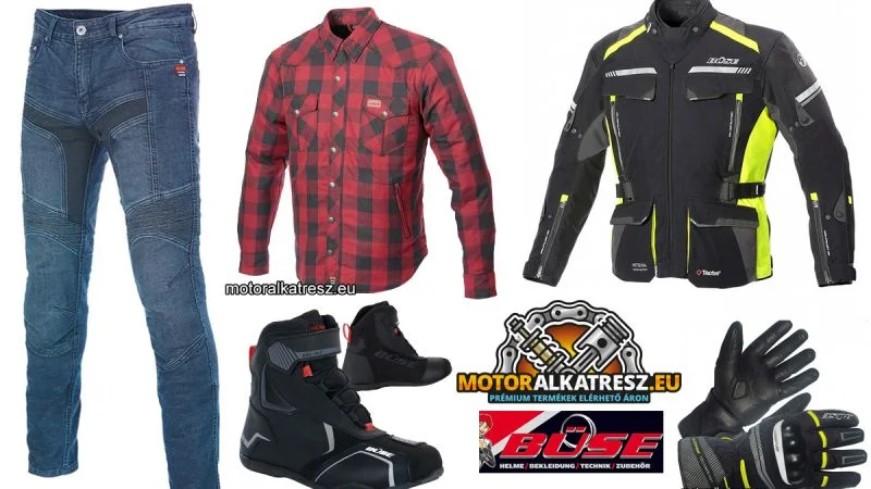 Büse motoros ruházat