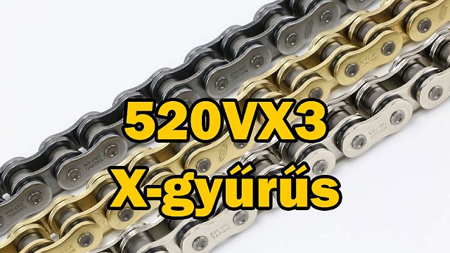 520VX3 X gyűrűs utcai-túra