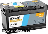 Exide EA852 85Ah Prémium akkumulátor
