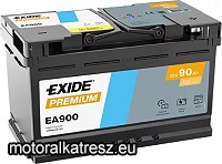 Exide EA900 90Ah Prémium akkumulátor