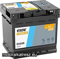 Exide EA530 53Ah Prémium akkumulátor