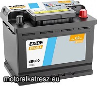 Exide EB620 Excell 62Ah akkumulátor