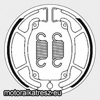 SBS (Scandinavian Brakes) 2208 dobfékpofa szett