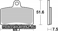 SBS (Scandinavian Brakes) 821HS fékbetét