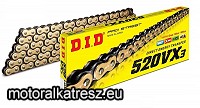 DID 520VX3 GOLD 116 szemű lánc (Direct Energy Transfer)