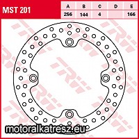 TRW Lucas MST201 féktárcsa