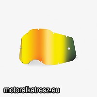 100% Lencse - arany-sárga színű tükrös Accuri 2, Racecraft 2, Strata 2 szemüvegekhez 59078-00002