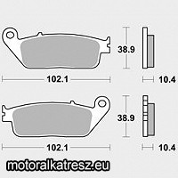 SBS (Scandinavian Brakes) 181MS Maxi-Sinter-Scooter fékbetét