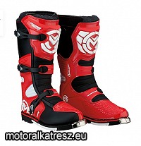 Moose Racing S18 M1.3 MX Cross csizma piros-fekete 44-es (10)