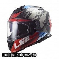 LS2 FF800 STORM SPRINTER piros-fekete-titánium M