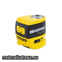 Oxford Féktárcsazár ALPHA XA5 UV fekete-sárga riasztós LK213