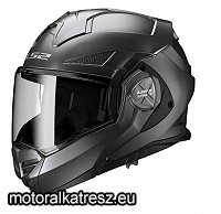 LS2 FF901 ADVANT X matt titán hátranyitható bukósisak M