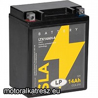 Landport LTX14AH-4 akkumulátor (360°-ban forgatható / YTX14AH-4 helyett is, bal+)