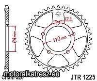JT 111-450-40 hátsó lánckerék