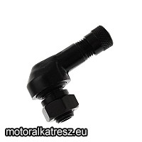   Oldalszelep fényes fekete 8mm