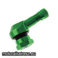 Oldalszelep eloxált zöld 10mm (1 db)