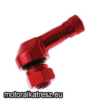 Oldalszelep eloxált piros 8mm (1 db)