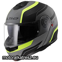 LS2 FF908 STROBE II MONZA matt fekete-szürke-UV bukósisak S