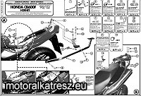 Kappa Hátsó doboztartó konzol KZ162