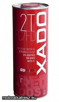 XADO Atomic Motor Oil Red Boost Revitalizáló motorkerékpár olaj 2T 1l FC/FD