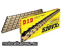 DID 520VX3 GOLD 98 szemű lánc (Direct Energy Transfer)