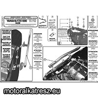 Kappa Hátsó doboztartó konzol KZ348