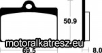 SBS (Scandinavian Brakes) 566DC fékbetét
