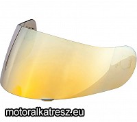 HJC HJ38 pinlock-előkészítéses arany színű tükrös plexi, i71,F71