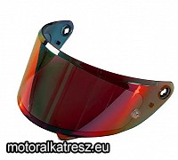 HJC HJ38 pinlock-előkészítéses piros színű tükrös plexi, i71,F71