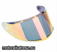 HJC HJ42 pinlock-előkészítéses piros színű tükrös plexi,RPHA12