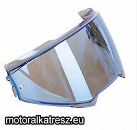 HJC HJ36 pinlock-előkészítéses kék színű tükrös plexi, i100