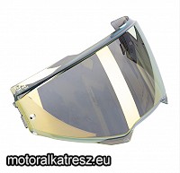 HJC HJ36 pinlock-előkészítéses arany színű tükrös plexi, i100