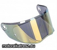 HJC HJ41 pinlock-előkészítéses arany színű tükrös plexi, V10 