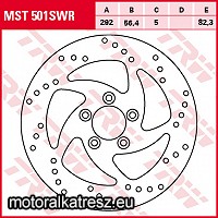 TRW Lucas MST501SWR féktárcsa