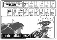 Kappa Hátsó doboztartó konzol K215