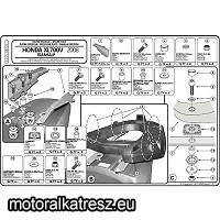 Kappa Hátsó doboztartó konzol K225