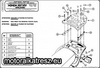 Kappa Hátsó doboztartó konzol K210