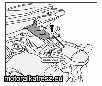 Kappa Táskatartó konzol kiegészítő készlet felszereléshez 2140KITK