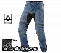 Trilobite Parado kék színű motoros farmernadrág, rövidített fazon 32