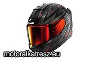 Shark D-SKWAL 3 BLAST-R matt fekete-sötétszürke-piros bukósisak XS