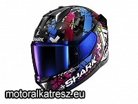 Shark SKWAL I3 HELLCAT fekete-kék-lila bukósisak XS