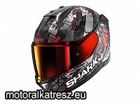 Shark SKWAL I3 HELLCAT matt fekete-szürke-piros bukósisak XS