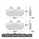 SBS (Scandinavian Brakes) 182MS Maxi-Sinter-Scooter fékbetét
