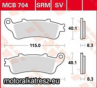 TRW Lucas MCB704SV fékbetét