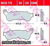 TRW Lucas MCB776 fékbetét