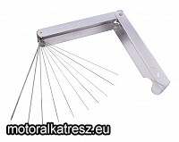   Fúvóka tisztító készlet 11db 0.4-1.6 mm