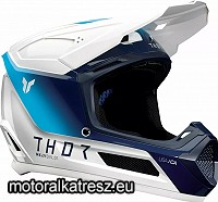 Thor Fleet Storm gyerek cross sisak fehér-kék M (1 db)