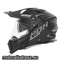 NOX N312 Trail Dualsport sisak matt fekete-szürke XL