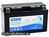 Exide AGM 12-6.5 akkumulátor (360°-ban forgatható, YT7B-BS helyett)