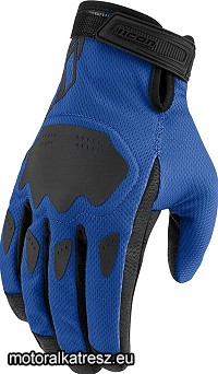 ICON Hooligan kék-fekete cross/enduro/nyári kesztyű M (1 pár)
